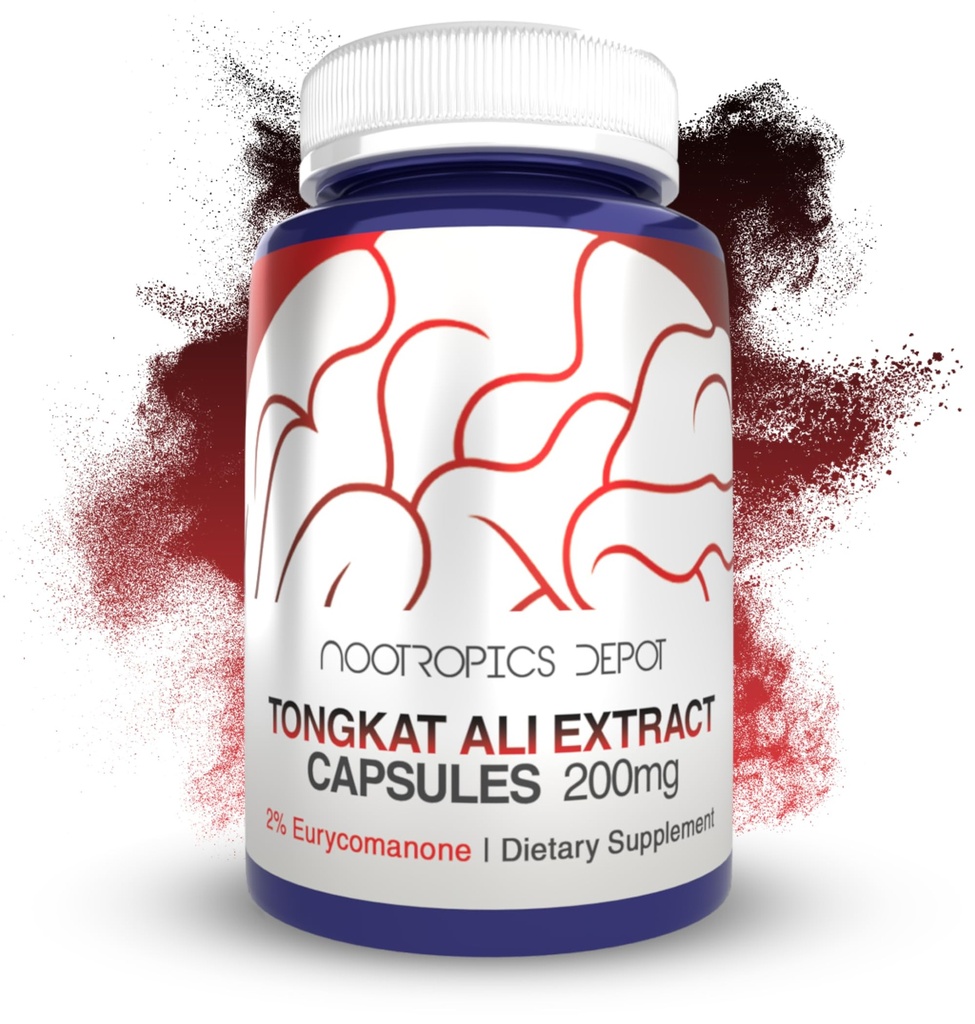 Nootropics Depot Tongkat Ali Extract Cápsulas (ou 200mg)