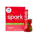 Advocare Spark Vitamina & Amino Acid Supplement - Foco & Energia Bebida em pó Mix com vitamina A, B-6, C & E - Também inclui L-Carnitina & L-Tirosina - Morangueiro, 14 Stick Packs