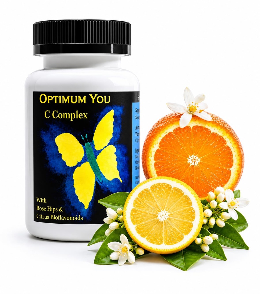 Vitamina C para o suporte imunológico Vitamina C com bioflavonóides, 1000 mg, 120 comprimidos . Suporte imunológico . Suporte vascular .