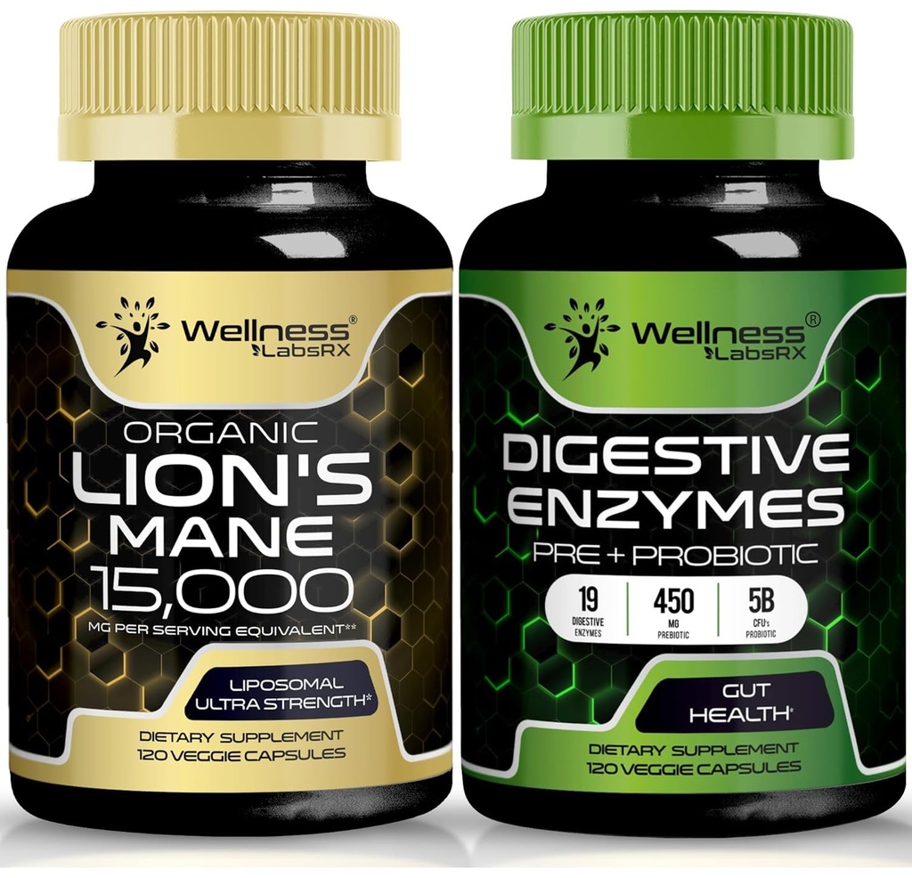 WELLNESS LABSRX Lions Mane Cápsulas