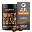 Whey Isolate Protein Powder – pós treino de recuperação pó para recuperação muscular e crescimento – 25g de proteína – facilmente digestível – não-GMO e sem glúten – sabor de chocolate – 20 serviços (1.41 lbs)