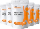 BulkSuplementos.com Pó de Gluconato de Potássio - Suplemento de Potássio, Suplemento Mineral - Gluten Free, 600mg por serviço, 5kg (11 lbs) (Pacote de 5)