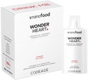 Codeage Wonder Heart Liquid CoQ10 Suplemento de Ubiquinona lipossomal, Coenzyme Q10 Vitaminas do coração, Não-GMO girassol Phosphatidilcoline Vegan Blend, Framboesa flavored Softgel, Pacote de 30 Pouches