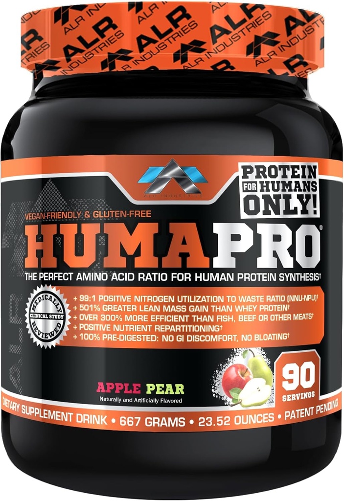 Utilização para o músculo magro Vegan, Glúten Livre , 667g / 90 Servings (Apple Pear)