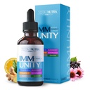 Total Imune 6-em-1 Suplemento de Multivitamínico Líquido 100% Zinco diário, Vitamina D3, Imunidade de Vitamina C Gotas Vitamina Líquido, Elderberry, Echinacea, Ginger Support for Adults & Kids