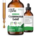 Wild & Organic Gymnema Sylvestre Extract Drops - Sugar-Free Gymnema Sylvestre Suplementos - Gurmar Powder Based Tintura - Vegan, Alcohol-Free Leaf Liquid Drops - 4 fl oz