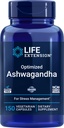 Extensão de vida Optimized Ashwagandha, 150 Veg Caps - Non-GMO, Gluten Free, Cápsulas Vegetarianas