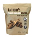 Anthony's Organic Cassia Cinnamon Powder, 1 lb, terra, sem glúten, não OGM, não irradiado, Keto Friendly