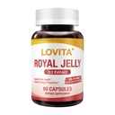 Lovita Royal Jelly 333 mg, 3:1 Concentrado, com 20mg 10-HDA, Fonte Natural Super Food, Suporta Saúde da Pele e Produção de Energia, 60 Cápsulas