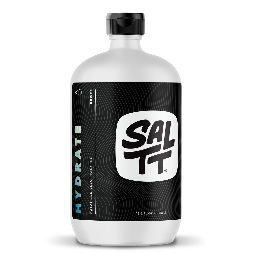 ALTT Hydrate Electrolyte Drops - Keto Diets - Intermittent Jesting - Imune Support - Gluten & Sugar Free - Paleo - Sódio, Magnésio, Potássio & Trace Minerals - Sem sabor - 18.6 fl oz