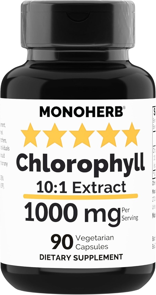 MONOHERB Clorophyll Extract 1000 mg - 90 Cápsulas Vegetarianas
