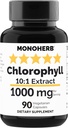 MONOHERB Clorophyll Extract 1000 mg - 90 Cápsulas Vegetarianas