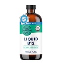 Refil Vimergy Liquid B12 – Suporte Cérebro de Absorção Rápida – Suplemento de Suporte Energético – USDA Certified Organic, Vegan, Non-GMO – 240 Servings (240 mL)