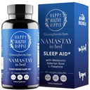Ajuda natural ao sono para adultos w / baixa dose Melatonina 0,5mg – Raiz valeriana + magnésio Glicecinado + L-Teanina Suplemento, Camomila □ No Manhã Grogginess □ Não-Habit formando □ Pills com base em plantas, 60 Ct