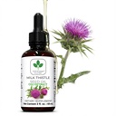 Extrato de óleo de semente de cardo de leite 2 fl oz - extrato de cardo de leite líquido CO2 - rico em silimarina, VIT E, zinco, Ômega, tocoferóis - sabor doce e agradável