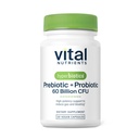 Hiperbióticos Nutrientes Vitais Prebióticos e Probióticos para Mulheres e Homens 60 bilhões de UFC Pré e Probióticos Suporta Saúde Digestiva, Obstipação, Diarréia, Gás e Bloating* 30 Cápsulas Vegan