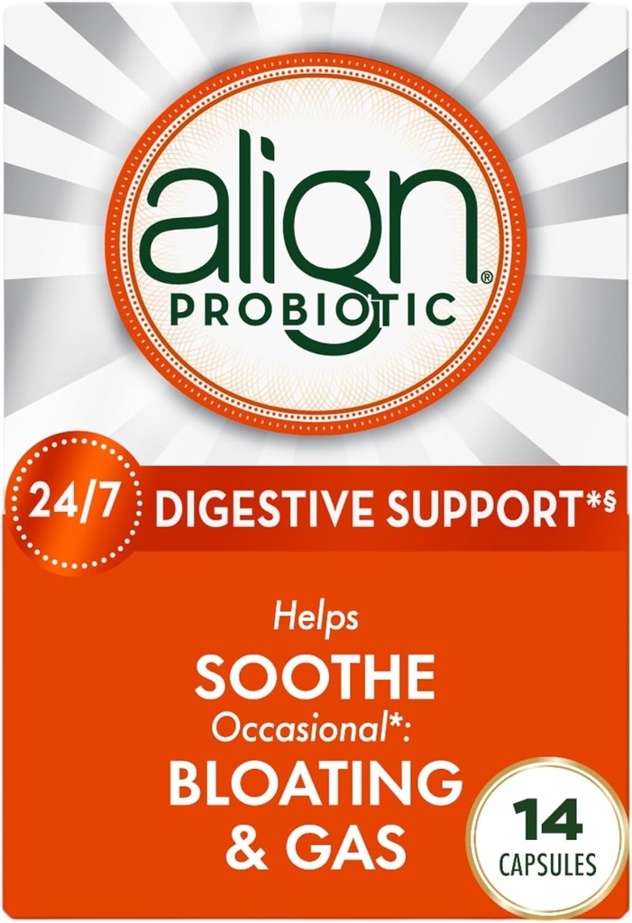 Alinhar Probiótico, Probióticos para Mulheres e Homens, Suplemento Probiótico Diário para Saúde Digestiva*, #1 Probiótico Recomendado por Médicos e Gastroenterologistas