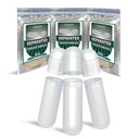 wananfu Cápsulas vazias pré-separadas 0 Vegetariana (1000 Count), Cápsulas de comprimidos vegetais recarregáveis claras Tamanho 0 para fazer seus próprios suplementos