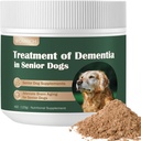Suplementos Cães Sênior Demência Suplemento Cogumelo Pó para Cães 120g Suplemento Cognitivo para Cães Endereços Ficar Perdido, Retirada Social