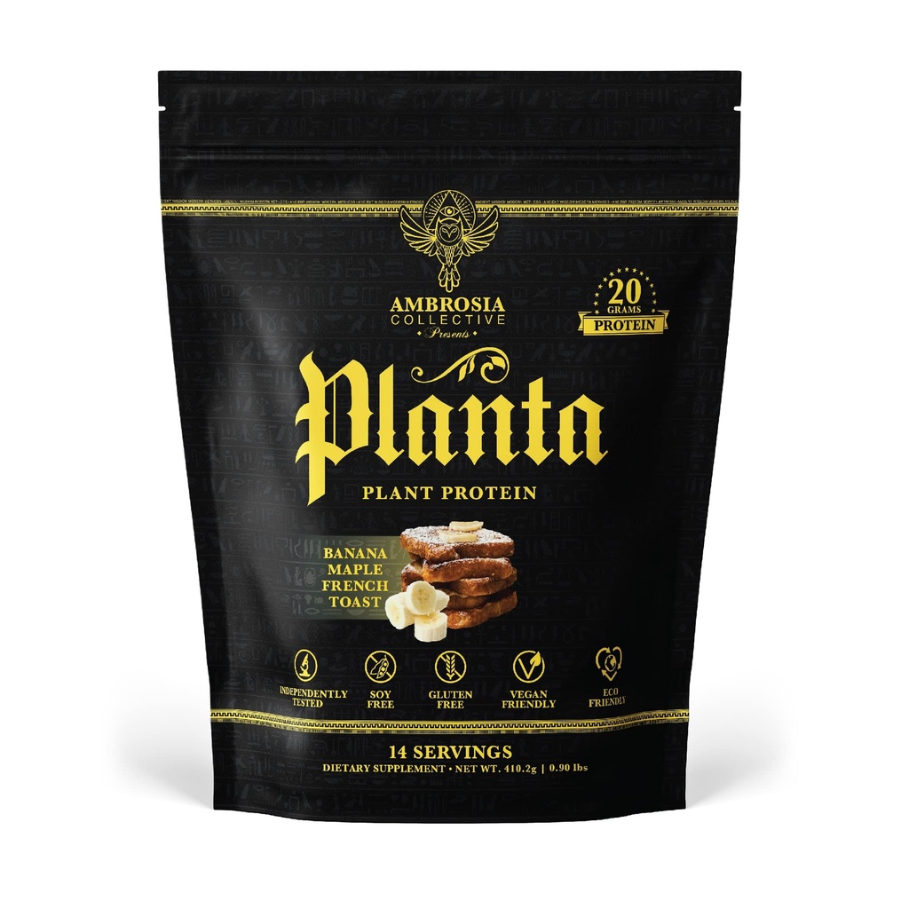 Ambrosia Planta - Premium Planta-Baseado Proteína □ Vegan & Keto Friendly □ Gourmet flavors with No Bloating or Stomach Upset □ No Adicionado Açúcar 14 Servings