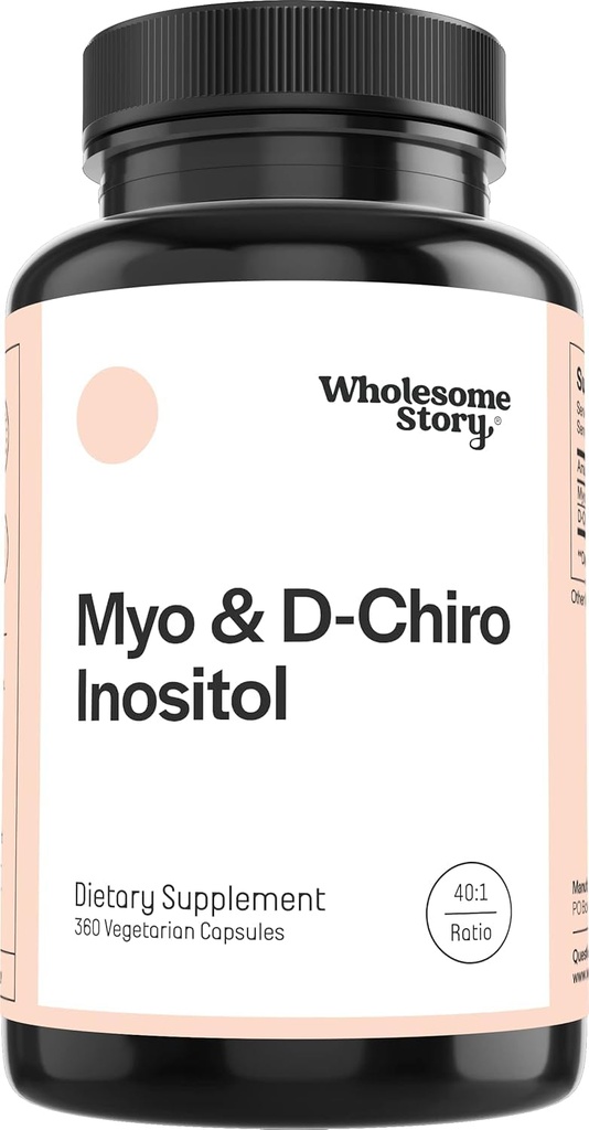 Higiene história Myo-Inositol & D-Chiro Inositol Suplemento para as mulheres Suplementos de fertilidade para o equilíbrio hormonal e apoio à saúde ovariana .