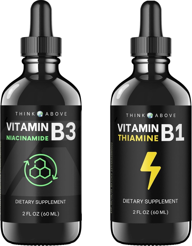 Vitamina Líquida B3 + Vitamina Líquida B1-2oz 60 ml por frasco
