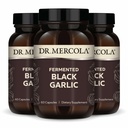 Dr. Mercola Fermentado Alho Preto, 90 Servings (180 Cápsulas), Suplemento dietético, Suporta Saúde Imune, Não-GMO