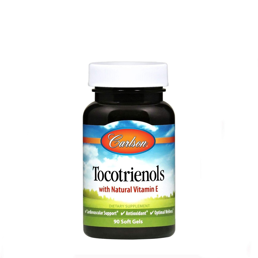 Carlson Tocotrienols com vitamina E 90 Sgels