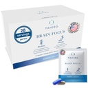 TAHIRO Brain Focus Supplement – Suplementos cerebrais para memória e foco – Suplemento de suporte cerebral natural com Gingko Biloba, Panax Ginseng, extratos de ervas – não-GMO Vegan Brain Booster – 28-Packets