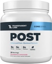 Transparent Labs Post - pós-treino de recuperação Muscle Builder com L-Glutamina, Beta-Alanina e BetaPure Betaine Anhydrous para a recuperação muscular e Muscle Building - 30 Servings, Strawberry Limonada