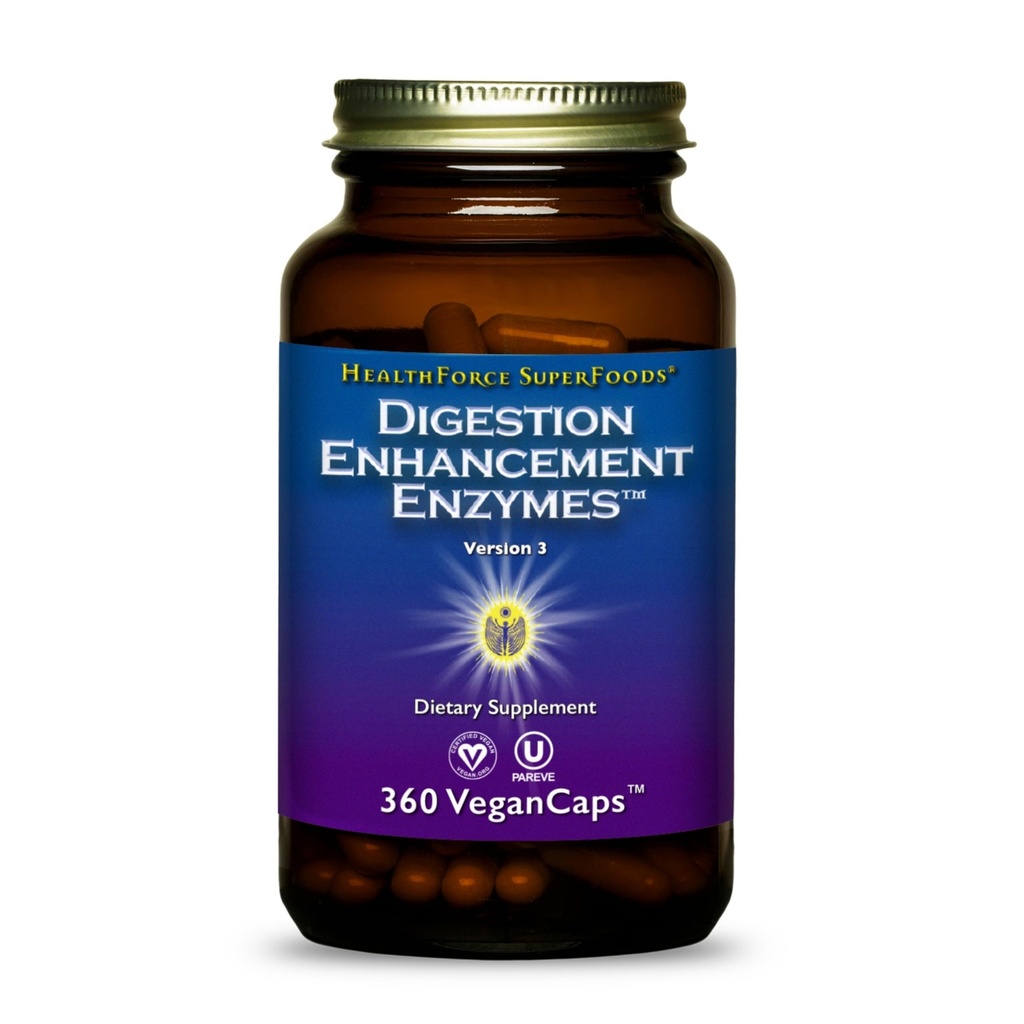 SAÚDE SUPERFOODS Digestion Enzimas de Enhancement - 360 Cápsulas Vegan