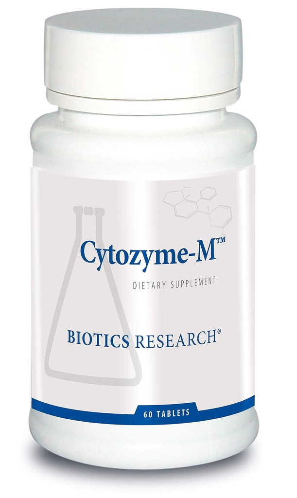 Biotics Research CytozymeM Fórmula de Combinação Glandular Masculino, Apoio ao Hormônio Masculino, Função Endócrina Saudável, SOD, Catalase, Atividade Antioxidante Potente, 60 Comprimidos