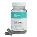 Sua caixa de fantasia - 30 Cápsulas Vegan para Detox, Digestão, Gut Health, suporte da pele, e pele oleosa - Impulsionador de energia natural