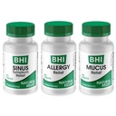 MediNatura BHI Multi Symptom Flare-Up Defesa Bundle Sinus Relief Tablets (100) Mucus Relief Tablets (100) + Alergy Relief Tablets (100) Homeopatic Relief - Fast-Actioning, Quick-Dissolve
