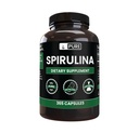 Ingredientes originais puros espirulina (365 cápsulas) Sem enchimento de magnésio ou arroz, sempre puro, laboratório verificado