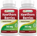 Best Naturals Hawthorn Berry 565 mg 180 Cápsulas (180)