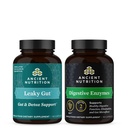 Cápsulas de Gut de Nutrição Antiga, 60 Count + Enzimas Digestivas, 90 Count