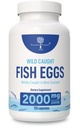 Wild Caught Fish Oggs 2.000mg - Omega 3 Suplemento para Olho, Saúde do Cérebro, Suporta Imunidade, Ossos e dentes, Suporte de humor com Omega 3-6-9 cápsulas de ovo de peixe