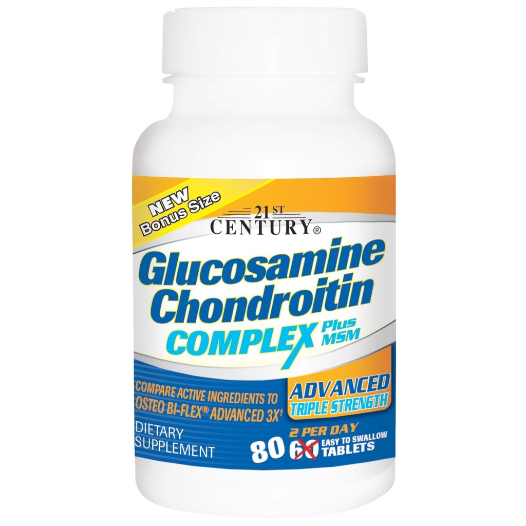 Glucosamina Condroitin Complex Plus HSH, Força Tripla Avançada, 60