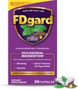 FDgard Gut Health Supplement, Indigestão, Náuseas e Bloating, Estômago Chateado, 36 Cápsulas