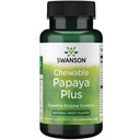 Swanson mastigável papaia mais 90 Chwbls Enzyme