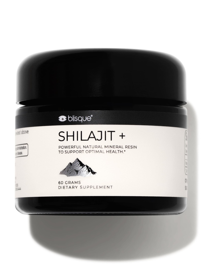 Blisque – Puro Himalaia Orgânico Shilajit Suplemento de resina Autêntica e Natural . Grau Dourado A . Contém Ácido Fulvico e Trace Minerals .