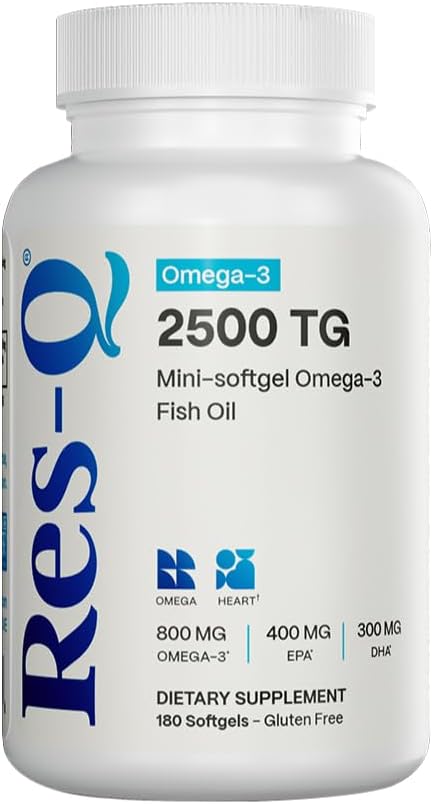 Res-Q 2500 TG Omega-3 Fish Oil Mini Gel Cápsulas