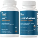Dr. Tobias Adult Multivitamins e Ashwagandha Cápsulas, Suporte Global bem-estar e energia equilibrada & resiliência, Vegan, Não-GMO