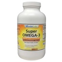 Super Omega-3 Concentrado Lipido Marinho - Molecularmente Destilado Grau Farmacêutico contém: EPA 265mg DHA 170mg - 270 Softgels