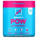 EBOOST POW Natural pré-treino em pó – 20 Servings - Framboesa Azul - Um suplemento pré-treino para desempenho, apoio à mobilidade conjunta, energia - homens e mulheres - não-GMO, sem glúten, sem creatina