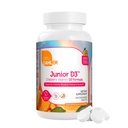 Zahler Junior D3 Vitaminas 1000 UI - para Crianças - Vitamina D para Crianças para Apoiar a Saúde Óssea, Dentes e Imune - Kosher Orange Flavor - 120 Conde.