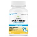 Puregen Labs Dairy Relief Natural Fast Action Enzima de Lactase 3000 FCC, comprimidos de intolerância à lactose 90 Caplets