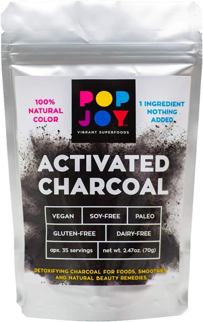 Carvão de coco ativado - 1 Ingrediente Nada Adicionado!