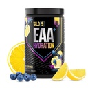 HOSSTILE SILO[9] Aminoácidos Essenciais, EAA & BCAA Pó, Suporte à hidratação eletrolítica, Melhorar o crescimento muscular e recuperação, Bebida pré ou pós-treino, Limonada de mirtilo, 30 Servings